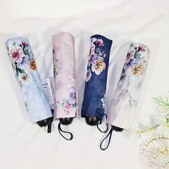 Double Layer Double Sided Printed Umbrella Sunscreen UV Protection Sunshade