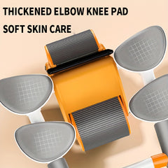 Ab Exercise Wheel Auto Rebound Elbow Support Ab Roller