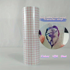 12inX5Ft Vinyl Transfer Tape for Decals Signs Stickers