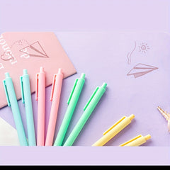 Cartoon Pattern Pencil Case with Pens, Ruler, and Correction Tape Set