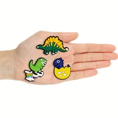 23pcs Dinosaur Shoes Charm PVC Cartoon Shoes Charms DIY Accessories