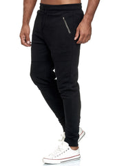 Men's Slim Fit Fitness Pants Casual Comfy Stretch Jogger Trousers