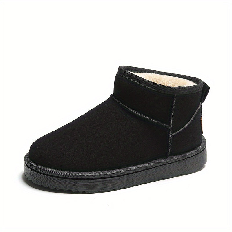 Women's Winter Short Boots Faux Fur Lined Snow Shoes