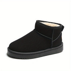 Women's Winter Short Boots Faux Fur Lined Snow Shoes