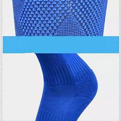 Kids Striped Sports Socks Non Slip Knee High