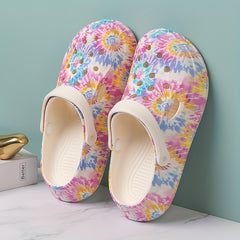 Women's Colorful Platform Clogs Lightweight Summer Beach Shoes