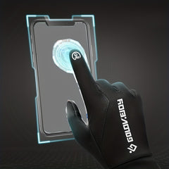 Winter Cycling Gloves Warm Windproof Waterproof Velvet Cold-proof