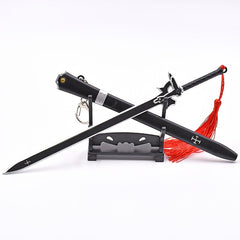 Decorative Sword Alloy Weapon Anime Sword Blade Keychain