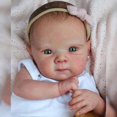 Waterproof Reborn Doll Girl Bettie Full Body Vinyl Painted Hair