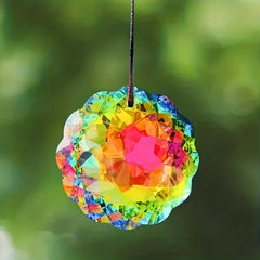 Crystal Suncatcher Rainbow Prism Pendant Home Garden Window Decor