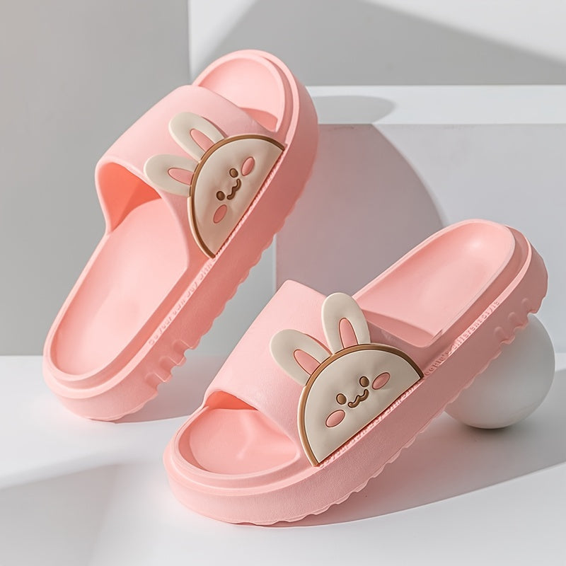 Women's Cartoon Bunny House Slippers Soft Anti-Slip Sole