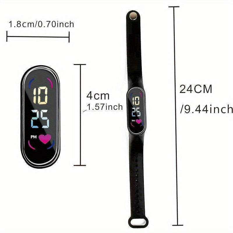 Colorful Hiking Swimming Sports Watch LED Digital Waterproof Durable