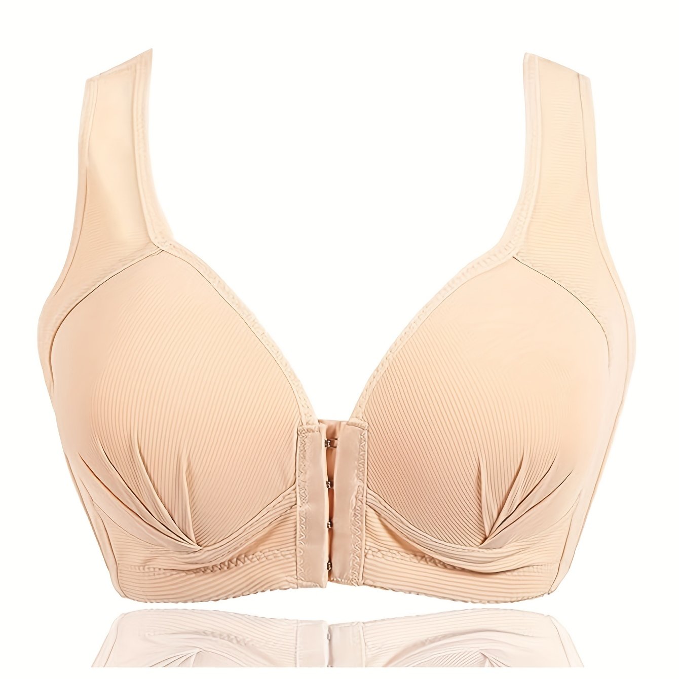Front Buckle Wireless Bra Comfy Push Up Bra
