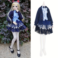 BJD Doll Outfit Set Clothes And Headwear For 24inch Girl Dolls