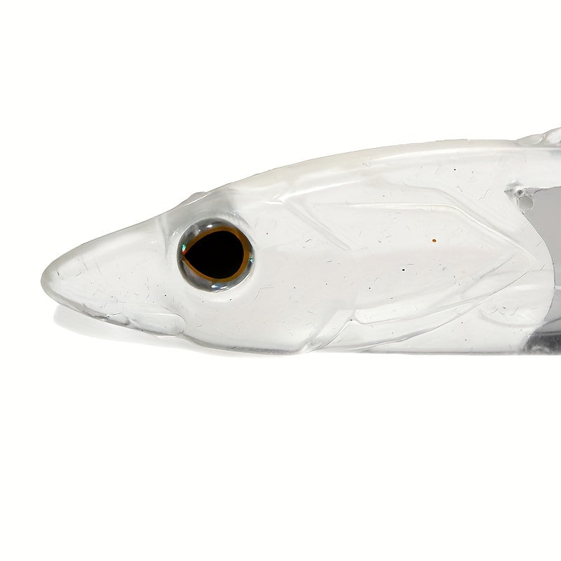 2pcs Hairtail Soft Baits for Sea & Boat Fishing