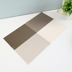 12 Pcs Woven Placemats Teslin Heat Resistant Anti Skid Stain Washable PVC Table
