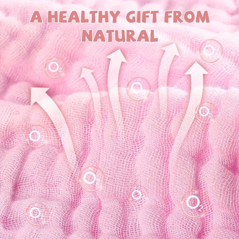 5pcs Solid Cotton Washcloth Handkerchiefs Soft Absorbent Towel