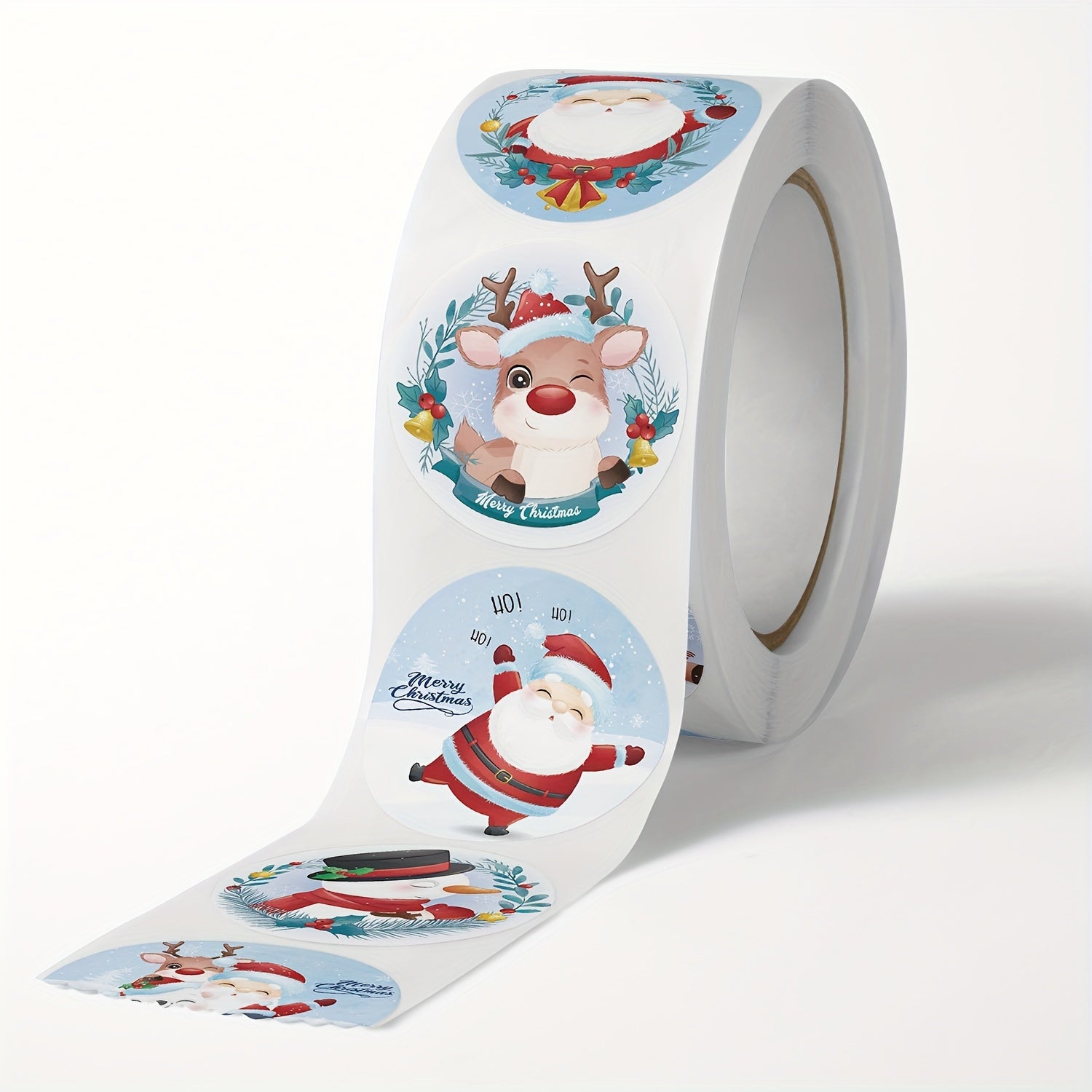 500pcs Christmas Santa Claus Elk Stickers Holiday