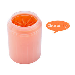 Pet Washing Cup Soft Silicone Foot Cleaning Cup Portable Brush