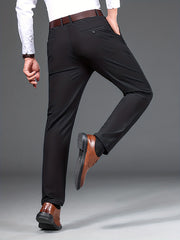 Men's Classic Formal Dress Pants for Business Wedding