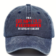 Printed Baseball Cap Vintage Dad Hat Sun Hat Fishing Mountaineering