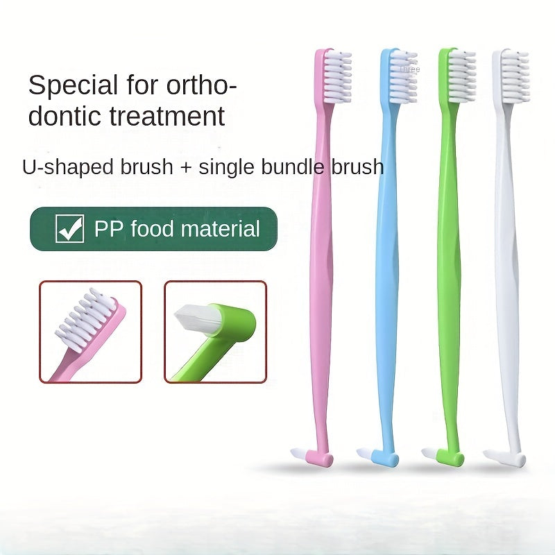 Dual-Headed Soft Bristle Toothbrush for Dental Gap - Ideal for Wisdom Teeth