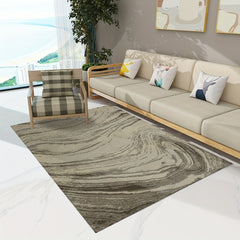 Abstract Woven Area Rugs Modern Anti slip Distressed Outdoor Rugs