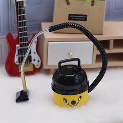 1:12 Scale Metal Vacuum Cleaner Vintage Appliance Dollhouse Red Accents