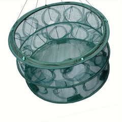 Automatic Open Fishing Nylon Net Folding Fishing Cage For Shrimp