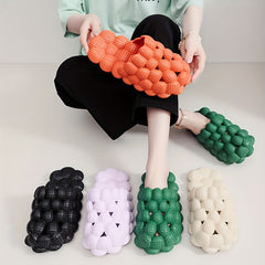 Lychee Bubble Slippers for Girls Non Slip Lightweight Open Toe Slippers