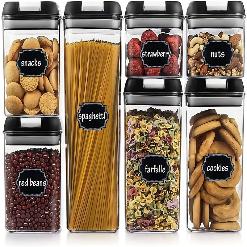 Square Food Storage Containers Airtight Jars Moisture-proof