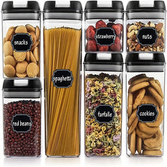 Square Food Storage Containers Airtight Jars Moisture-proof