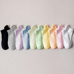 10 Pairs Girls Summer/Autumn Breathable Casual Socks