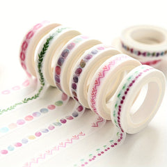 Hand Painted Fine Handbook and Paper Tape Photo Frame DIY Stickers