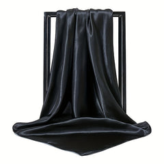 Hip Hop Street Dance Solid Silk Scarf Men's Dancing Bandana Marine Stage