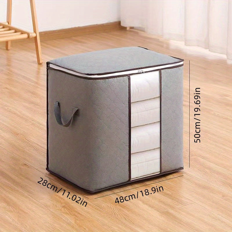 Large Non-Woven Quilt Storage Bag with Clear Window