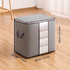 Large Non-Woven Quilt Storage Bag with Clear Window