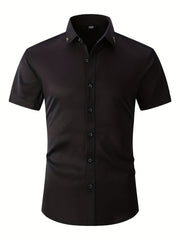 Men's Formal Button Up Shirt for Business Occasion