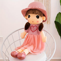 Sweetheart Princess Plush Toy Realistic Cartoon Fairy Pink Outfit Safe Gift