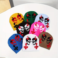 Y2k Winter Knitted Beanies Hat For Men Women