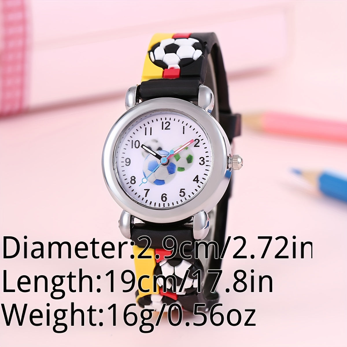 Colorful Cartoon Football Child's Electronic Watch