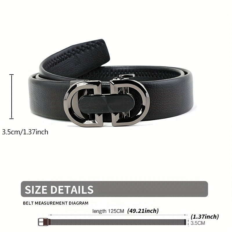 Men's Leather Belt Casual Business Belt Boyfriends Birthday