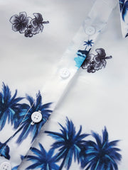 Coconut Tree Print Boys Summer Beach Shirt