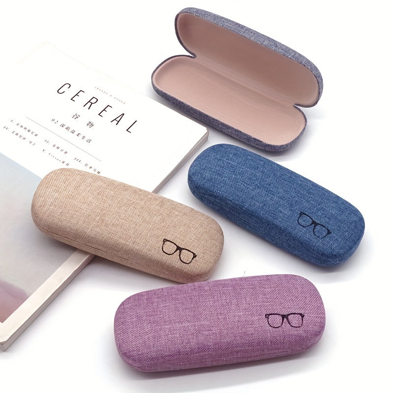 Eyeglasses Pattern Glasses Case Hard Clamshell Reading Glasses Protective