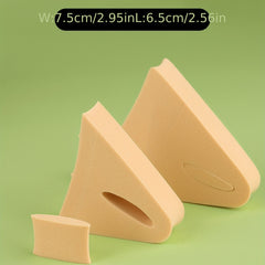 1pair Toe Plugs Sponge High Heels Soft Anti Pain Round Toe Pointed Toe