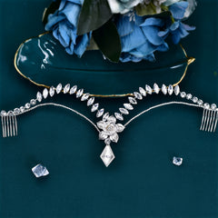 Vintage Rhinestone Bridal Headwear for Wedding Gown