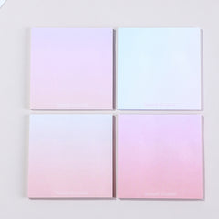 4pcs Gradient Sticky Notes 3x3 Inch 50 Sheets Each