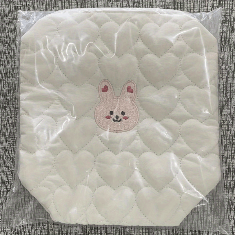 Embroidery Quilted Mommy Bag Stroller Storage Hanging Bag