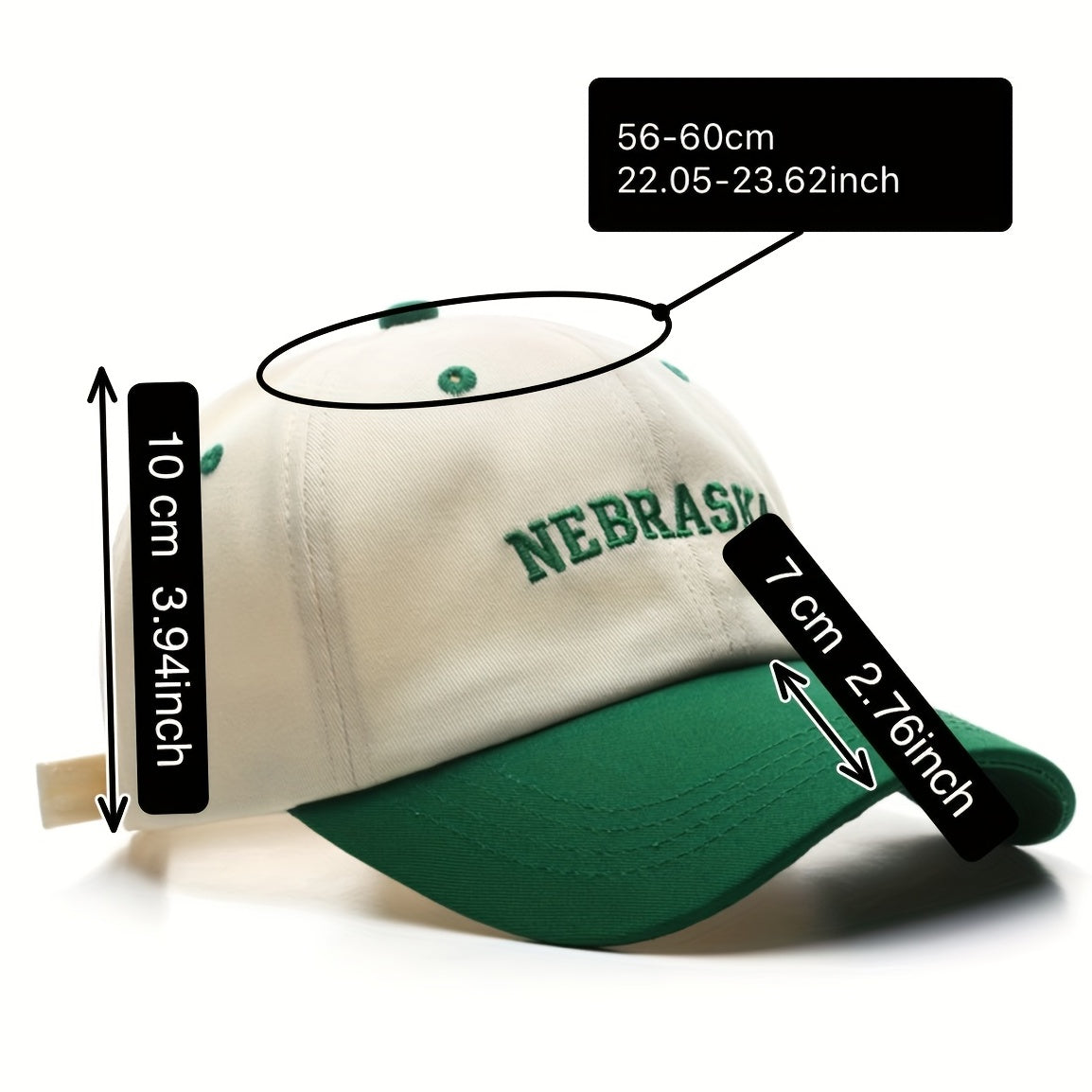 Retro Splicing Letter Embroidery Sun Hat Baseball Cap For Couple
