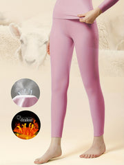 Soft & Comfy Fuzzy Thermal Pants for Winter Loungewear & Underwear